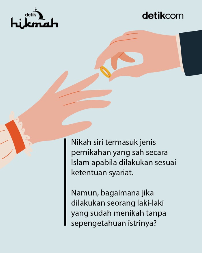 Infografis hukum suami nikah siri