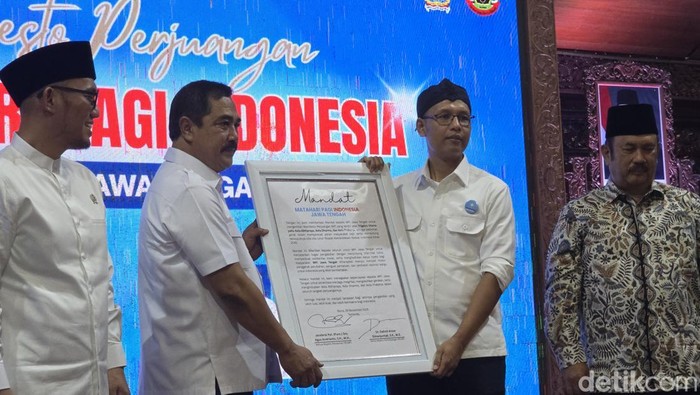 Ketua Majelis Penasihat Pengurus Besar Matahari Pagi Indonesia (MPI) Agus Andrianto (Audrey/detikcom).