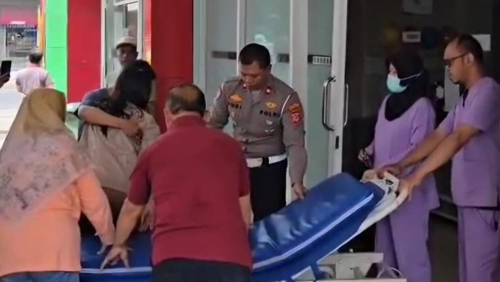 Momen Haru Kasat Lantas Polresta Bogor Belah Kemacetan, Kawal Ibu Hendak Melahirkan (Dok istimewa).