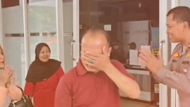 Momen Haru Kasat Lantas Polresta Bogor Belah Kemacetan, Kawal Ibu Hendak Melahirkan (Dok istimewa).