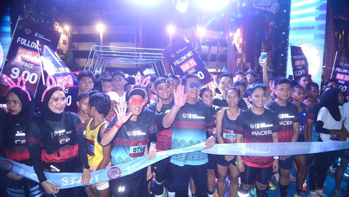 Ribuan pelari ramaikan BSB Night Run 2025