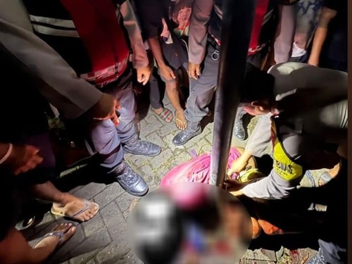 Sopir truk berinisial FH diamankan polisi di Jalan Puri Gading, Kelurahan Jimbaran, Kuta Selatan, Badung, Bali, Sabu (29/11/2025). (Dok. Polresta Denpasar)