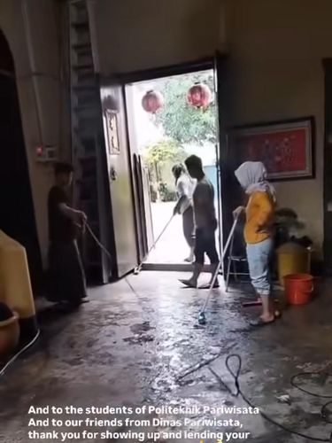 Tjong A Fie Mansion pasca banjir di Medan