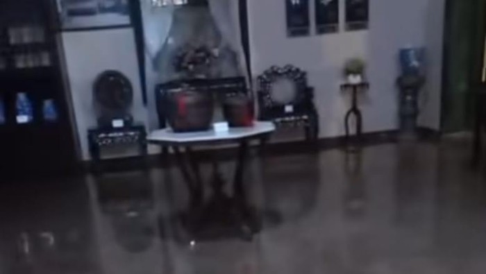 Tjong A Fie Mansion terendam banjir di Medan.