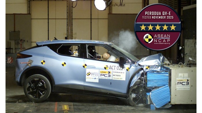 All New Perodua QV-E diuji tabrak ASEAN NCAP