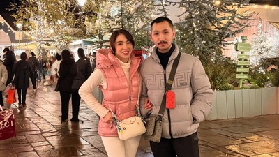 8 Foto Angel Karamoy & Gusti Ega Liburan Romantis di London, Makin Nempel