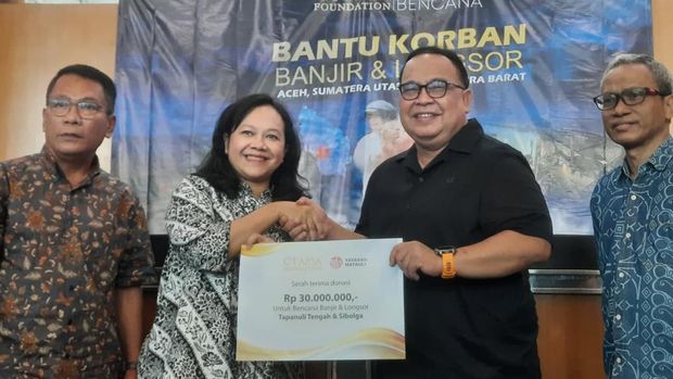 CT ARSA Foundation akan menyalurkan donasi senilai ratusan juta untuk bencana banjir dan longsor yang melanda Sumatera. Donasi akan dikirimkan via KRI Radjiman. (dok CT ARSA)