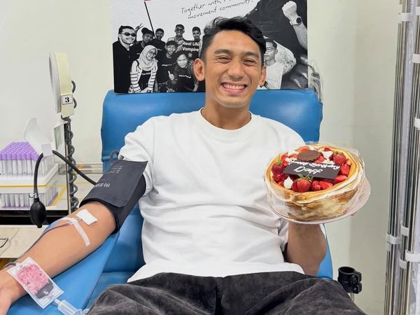 Perayaan Ultah ke-27 Daffa Wardhana dengan Donor Darah