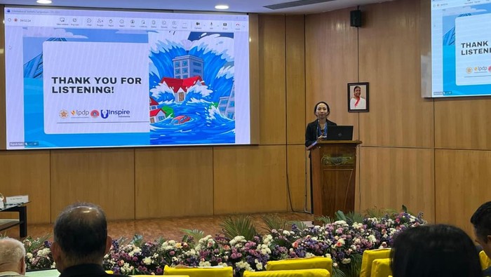 FPRB Kelurahan Tanjung Benoa, Badung, tampil sebagai pembicara dalam dua forum kebencanaan internasional di Hyderabad, India, pada November 2025. (Foto: Dok. Diskominfo Badung)