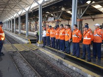 KAI Daop 8 Surabaya Lakukan Inspeksi Lintas Jelang Masa Angkutan Nataru