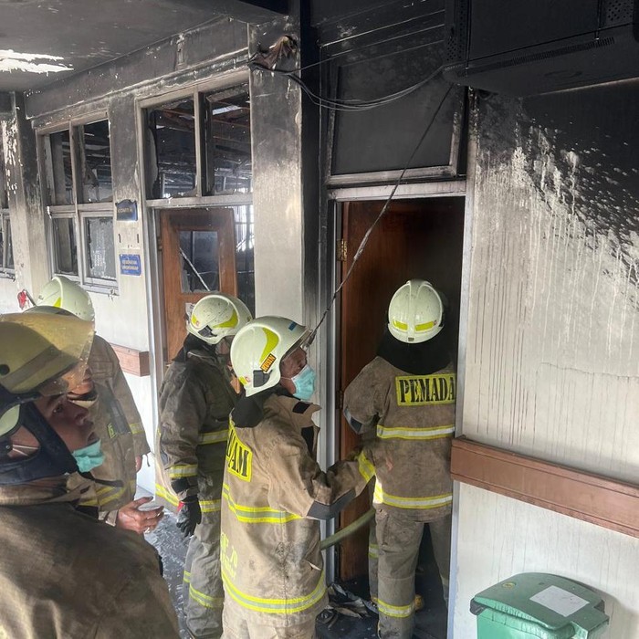 Kebakaran terjadi di Rumah Sakit (RS) Pengayoman, Cipinang, Jakarta Timur (Jaktim). Saat ini api sudah dipadamkan. (dok Ditjenpas)