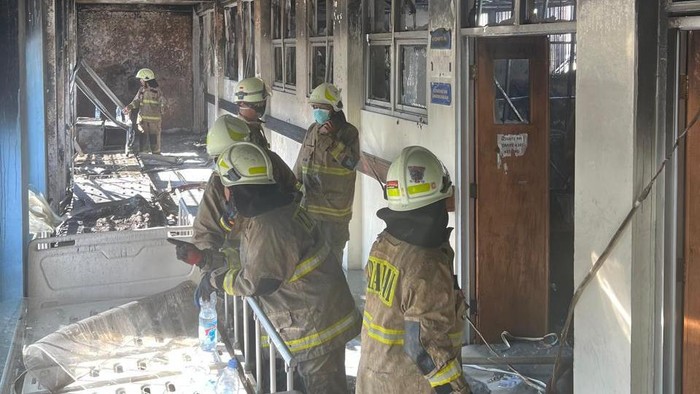 Kebakaran terjadi di Rumah Sakit (RS) Pengayoman, Cipinang, Jakarta Timur (Jaktim). Saat ini api sudah dipadamkan. (dok Ditjenpas)