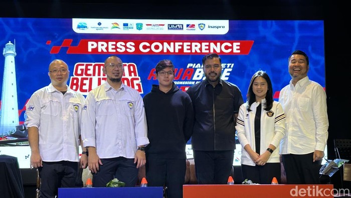 Jumpa Pers Kejuaraan Nasional Aquabike yang akan digelar di Pulau Belitung, mulai 5-7 Desember 2025