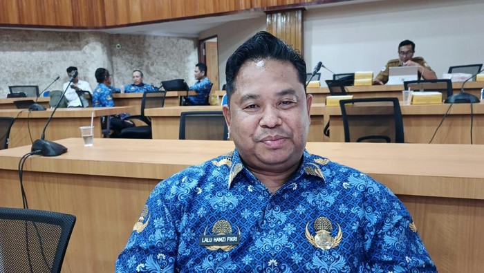 Kepala Dinas Kesehatan NTB, Lalu Hamzi Fikri, saat ditemui di Mataram, Senin (1/12/2025). (Foto: Ahmad Viqi/detikBali)