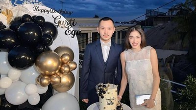 Momen Angel Karamoy Rayakan Ultah Gusti Ega dan Kulineran di London