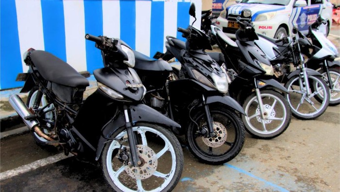 Motor Berknalpot Brong di Malinau