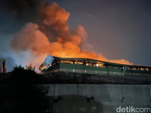 Kesaksian Warga Panik Keluar Rumah Saat Gudang Dua Kelinci Terbakar Hebat