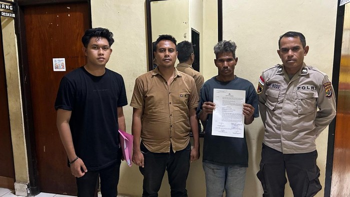 LM (56), pelaku penikaman terhadap dua warga di Desa Karita, Kecamatan Tabundung, Kabupaten Sumba Timur, NTT, pada Sabtu (29/11/2035).