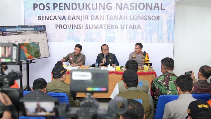 Pemerintah fokus pada penanganan bencana di Sumatera. (dok.istimewa)
