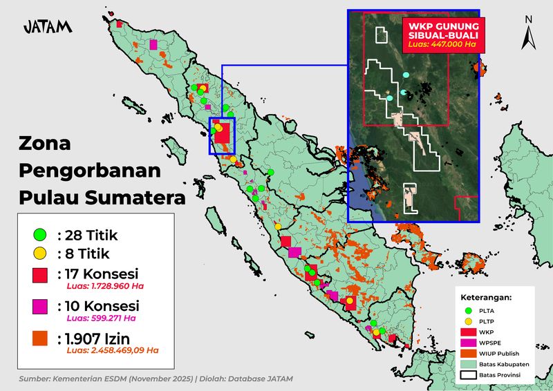 Peta tambang Sumatera Peta tambang Sumatera