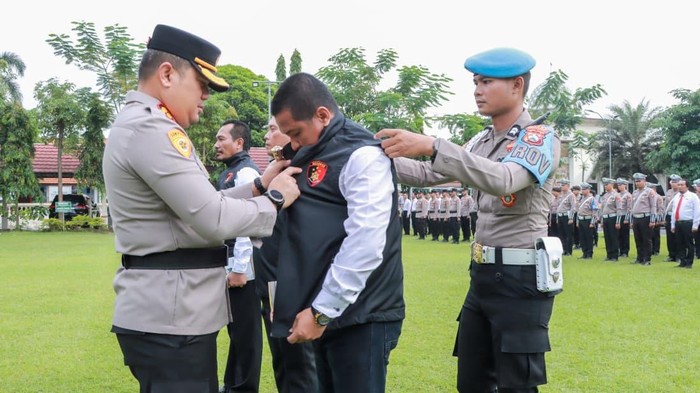 Kapolres Jombang AKBP Ardi Kurniawan melantik satuan tugas khusus curanmor
