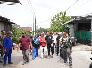 PSI Fokus Bersihkan Rumah Warga dan Salurkan Bantuan Langsung di Binjai