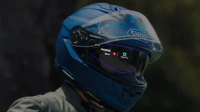 Helm Shoei Bisa Tampilkan Navigasi dan Speedometer