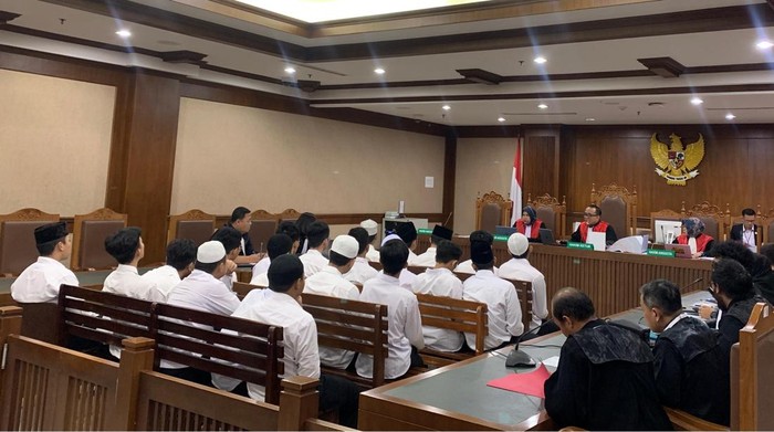 Sidang kasus kericuhan akhir Agustus (Mulia/detikcom)