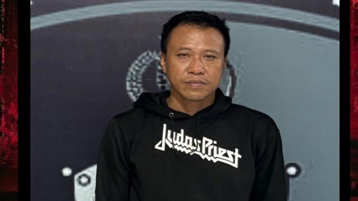 Tampang oknum pegawai PT Pos Takalar, Suprianto Dg Gassing (43) yang merampok BLT Rp 600 juta.