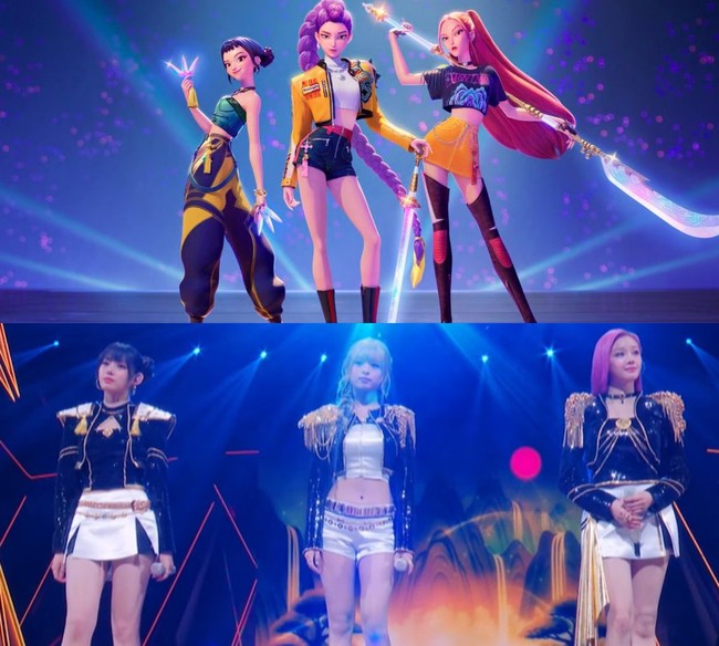 Tiga personel BABYMONSTER Pharita, Rora, dan Ahyeon sukses membawakan lagu Golden, soundtrack dari film animasi Netflix, KPop Demon Hunters yang viral di mancanegara. Foto: Instagram