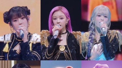 Transformasi BABYMONSTER Jadi KPop Demon Hunters, Nyanyi Golden di MAMA 2025