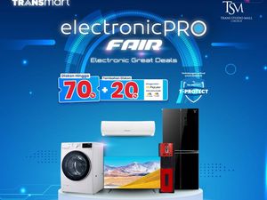 Serbu ElectronicPro Fair Trans Studio Mall Cibubur! Produk Elektronik Diskon 70% + 20%