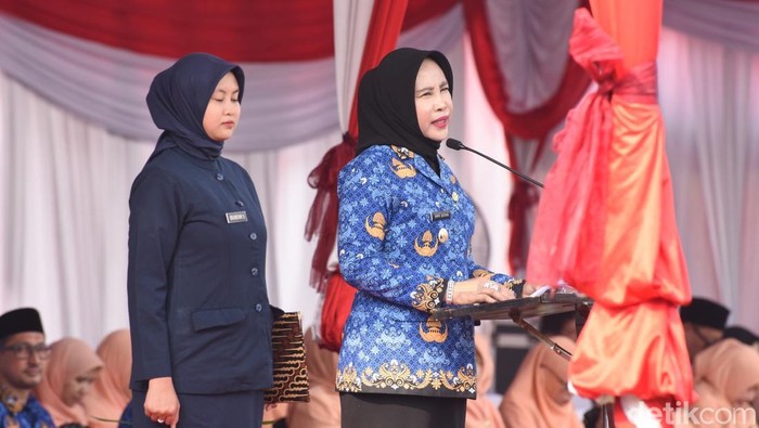 Wabup Mimik pimpin upacara HUT Korpri