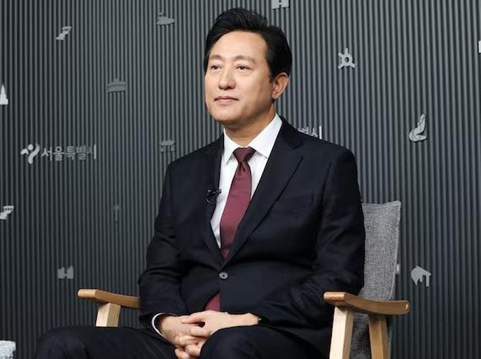Seoul Mayor Oh Se-hoon speaks during an interview with Reuters in Seoul, South Korea, March 3, 2023. REUTERS/Kim Soo-hyeon Purchase Licensing Rights