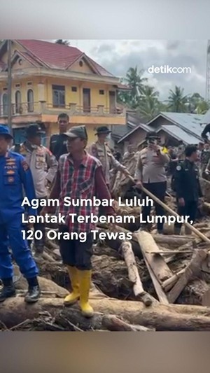Video: Kondisi Agam Sumbar Luluh Lantak Terbenam Lumpur, 120 Orang Tewas