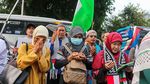 Aksi Satu Kemanusiaan, Dukungan untuk Palestina Menggema di Kedubes AS