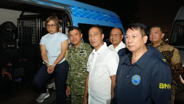 Buron kasus sabu Rp 5 T Dewi Astutik tiba di RI (Dok.istimewa)