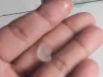 Hujan Es Terjadi di Gunung Putri Bogor