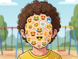 Video: Tutup Wajah Anak dengan Stiker Emoji Belum Tentu Aman