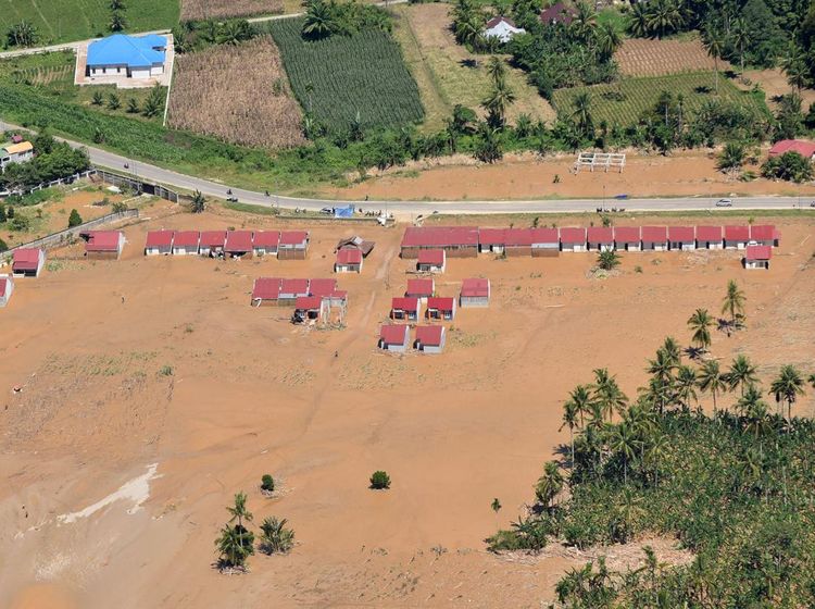 Foto Udara Dampak Banjir Bandang di Padang Pariaman