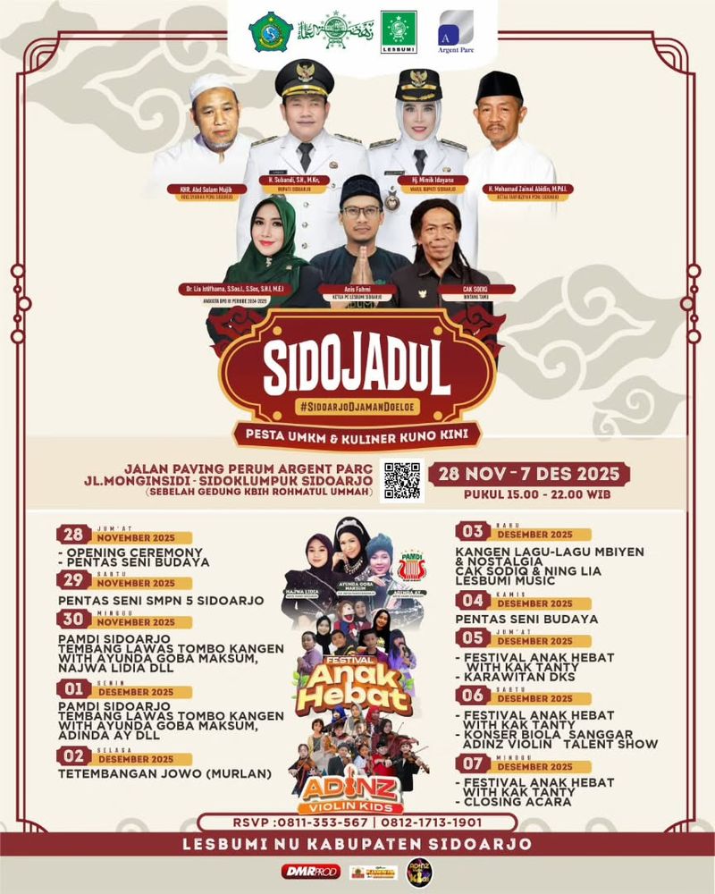 KALENDER EVENT JATIM PEKAN INI.