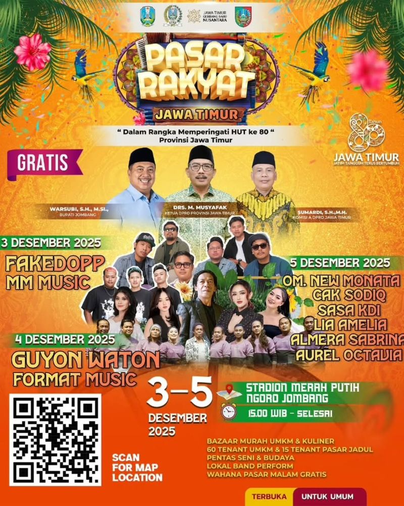 KALENDER EVENT JATIM PEKAN INI.