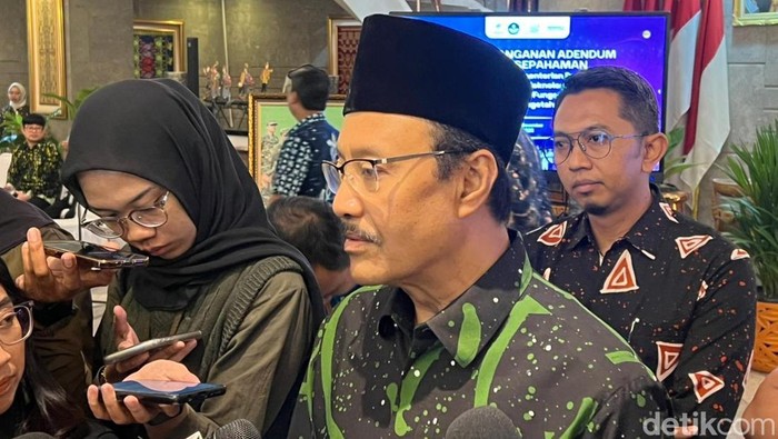 Mensos Gus Ipul. (Adhfar Aulia Syuhada/detikcom)