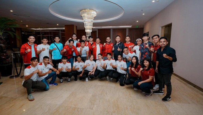 Perbati menggelar pelepasan atlet tinjunya yang akan tampil di SEA Games 2025. Acara ini juga melibatkan orang tua atlet.