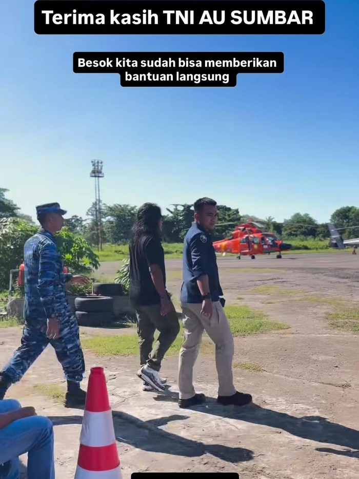 Praz Teguh terjun langsung ke lokasi terdampak bencana di utara Sumatera.