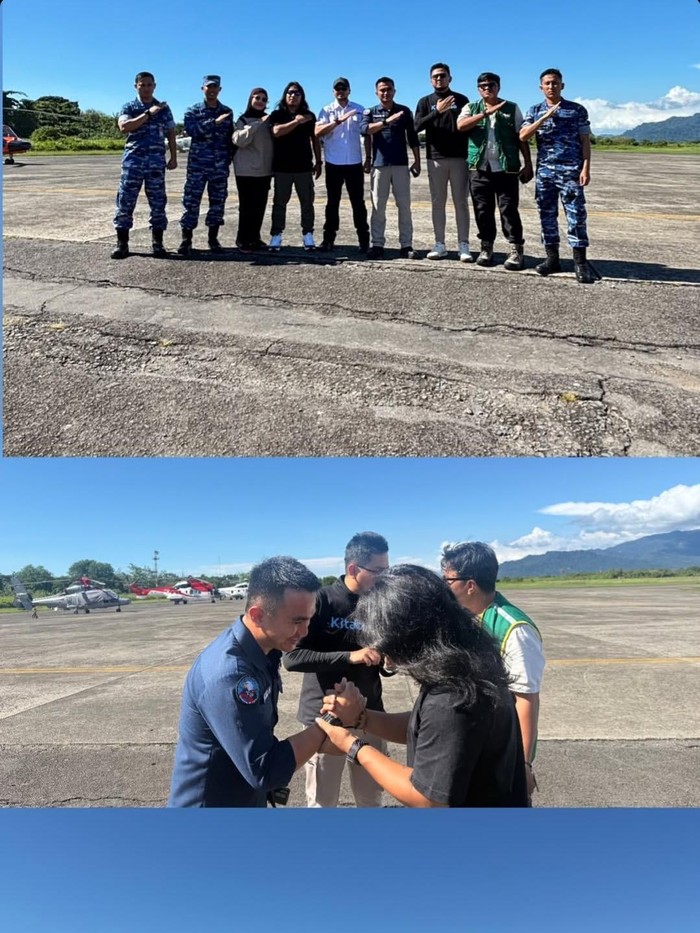 Praz Teguh terjun langsung ke lokasi terdampak bencana di utara Sumatera.