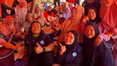 Salut! Praz Teguh Terjun ke Dapur Darurat Bantu Korban Bencana