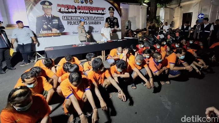 Curanmor Masih Marak di Surabaya, 42 Pelaku Diamankan