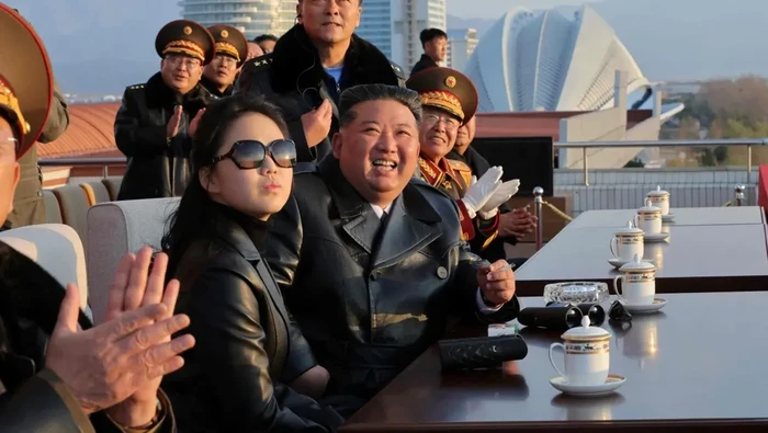 Putri pemimpin Korea Utara, Kim Jong Un, yang diyakini bernama Kim Ju Ae.