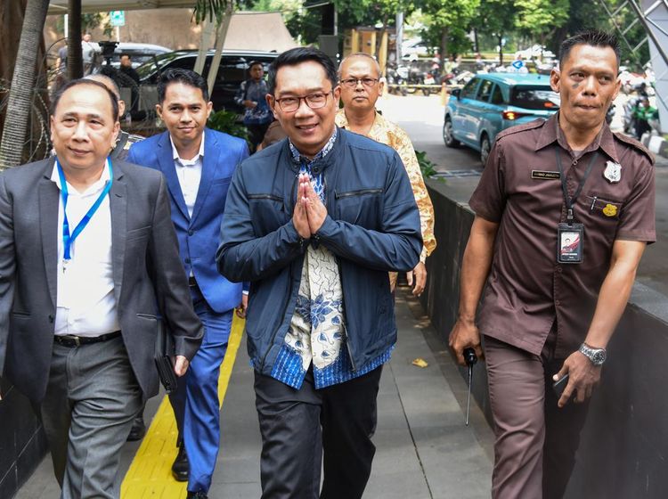 Potret Ridwan Kamil Penuhi Panggilan KPK